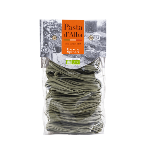 Organic Spelt and Spinaches Tagliolini 250g - Bio