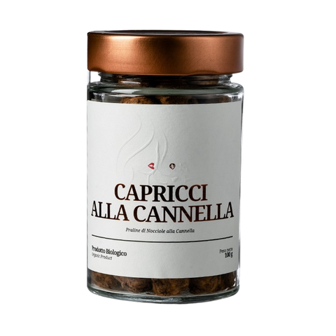 Capricci alla Canellla 100g (Hazelnoot Pralines met Kaneel)