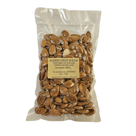 Mandorle Grezze (250gr) - Natuurlijke Amandelnootjes
