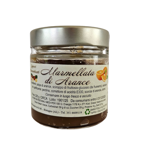 Marmellata d'Arancia (220gr) - Appelsien-confituur