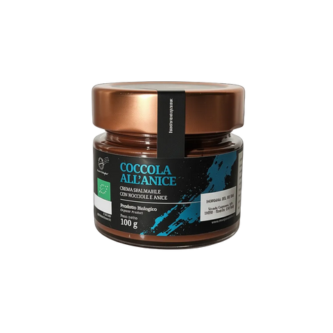 Coccola all'Anice 100 g (Choco Pasta 62% Hazelnoten met Anijs)