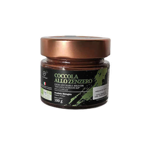 Coccola allo Zenzero 100 g (Choco Pasta 62% Hazelnoten en Gember)